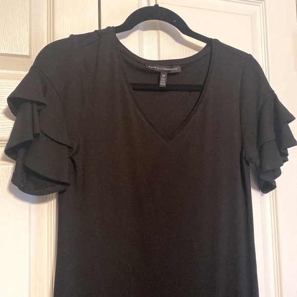 WHBM NWOT Sneaker dress/t-shirt dress. Black. Size XS - Picture 2 of 6
